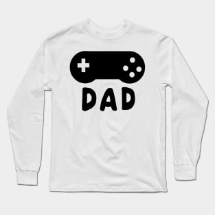 Mens Gamer Dad for favorite activity play a Game Father Long Sleeve T-Shirt